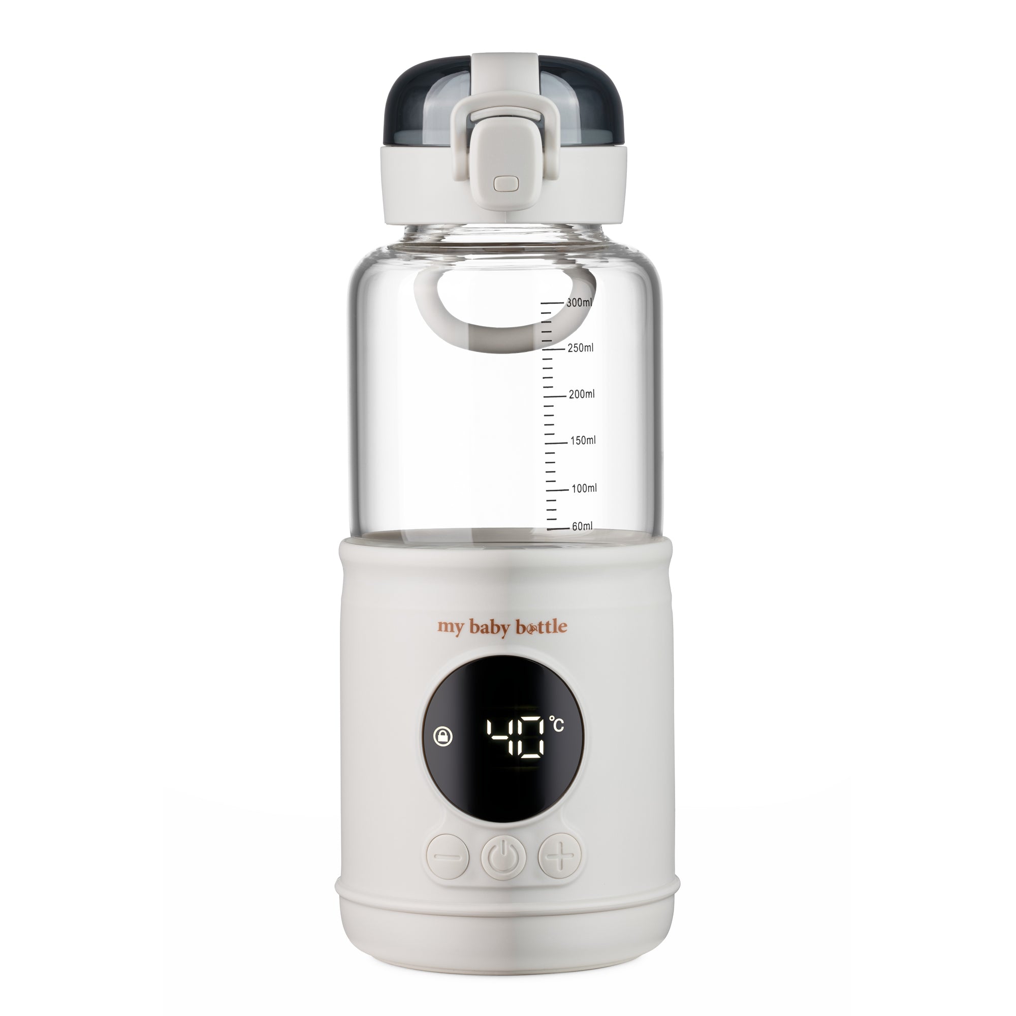 MyBabyBottle Pro - Przenośny podgrzewacz wody i mleka dla dzieci - Biały