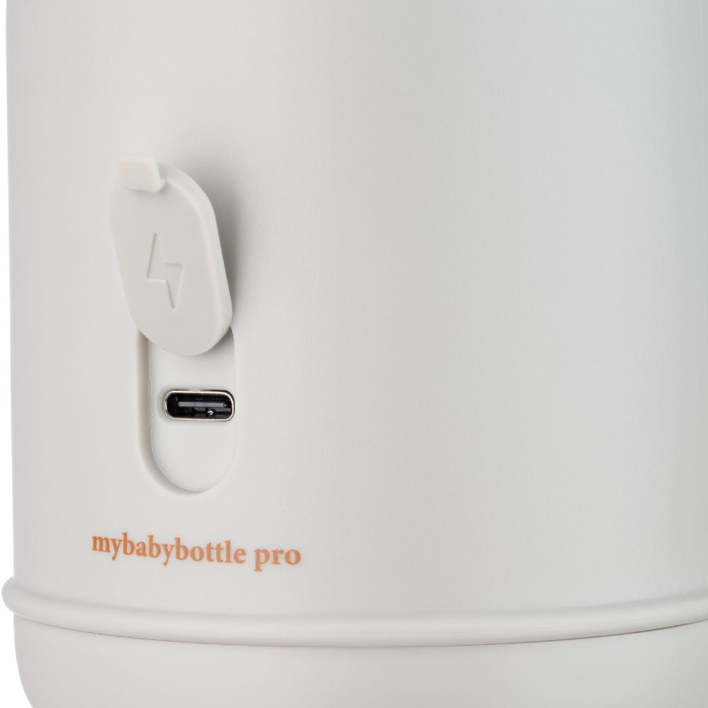 MyBabyBottle Pro - Przenośny podgrzewacz wody i mleka dla dzieci - Biały